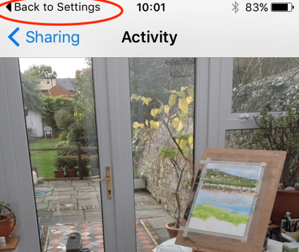 iOS 9 gets its own "back" button system