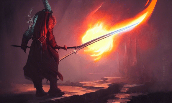 Diffusion Bee picture generated in the style of Greg Rutkowski