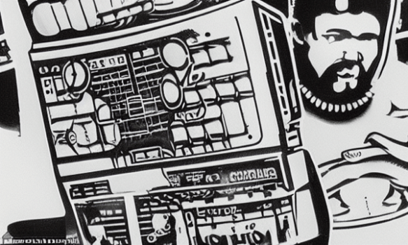 A human whose stomach contains a computer punch tape that controls his reality