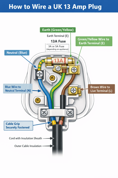 How ChatGPT thinks, wrongly, you should wire a British mains plug